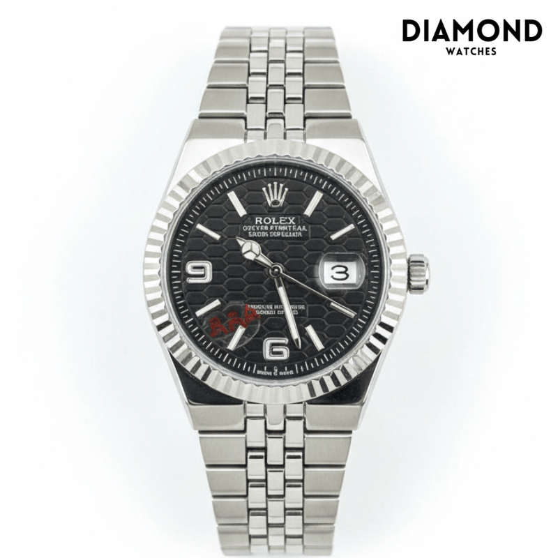 Rolex Watch 2025 Edition - Silver With Black Dial