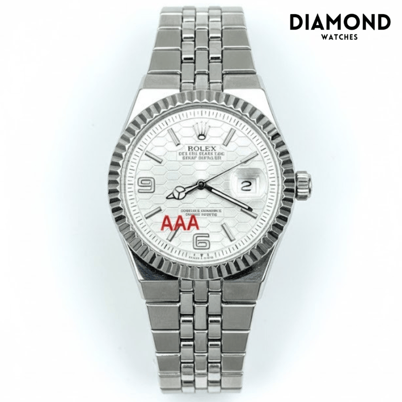 Rolex Watch 2025 Edition - Silver With Black Dial