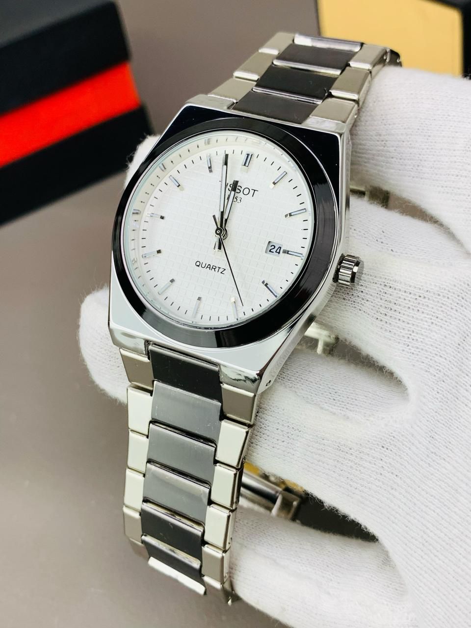 Tissot PRX White Dial (Two Tone)