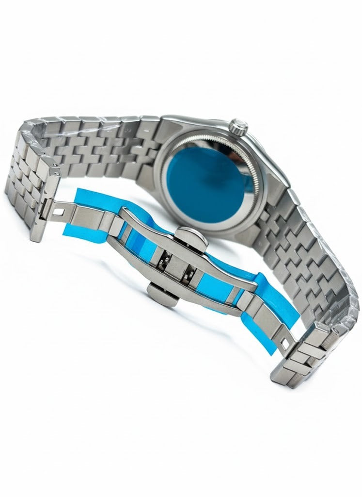 Rolex Watch 2025 Edition - Silver With Tiffany  Dial